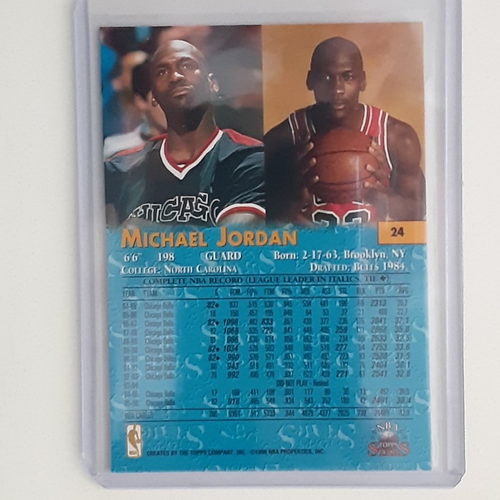 MICHAEL JORDAN BASKETBALL CARD - Picture 2 of 2